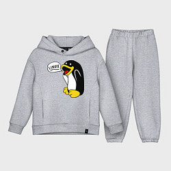 Детский костюм оверсайз Пингвин: Linux