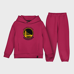 Детский костюм оверсайз GOLDEN STATE WARRIORS, цвет: маджента