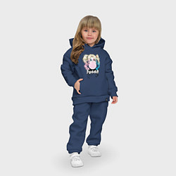 Детский костюм оверсайз Puddin', цвет: тёмно-синий — фото 2