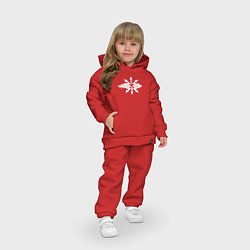 Детский костюм оверсайз Войска связи, цвет: красный — фото 2