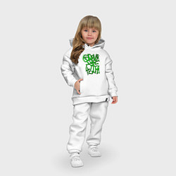 Детский костюм оверсайз GTA Tag GROVE, цвет: белый — фото 2