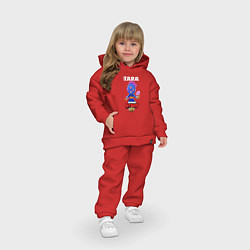Детский костюм оверсайз BRAWL STARS TARA, цвет: красный — фото 2