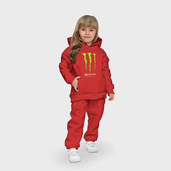 Детский костюм оверсайз MONSTER ENERGY, цвет: красный — фото 2