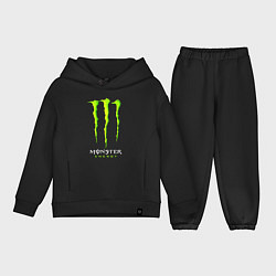 Детский костюм оверсайз MONSTER ENERGY, цвет: черный