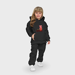 Детский костюм оверсайз ROBLOX: PIGGI, цвет: черный — фото 2
