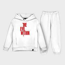 Детский костюм оверсайз The Evil Within, цвет: белый