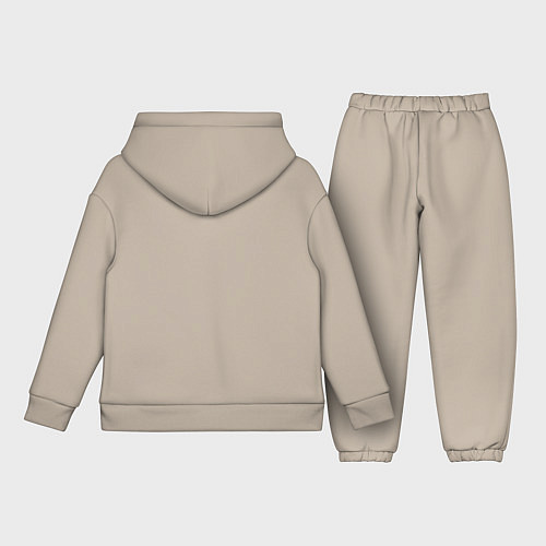 Детский костюм оверсайз Fall guys skeleton / Миндальный – фото 2