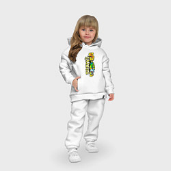 Детский костюм оверсайз Brawl STARS, цвет: белый — фото 2