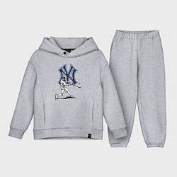 Детский костюм оверсайз New York Yankees - baseball team, цвет: меланж