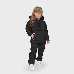 Детский костюм оверсайз NiP Ninja in Pijamas 202122, цвет: черный — фото 2