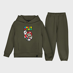 Детский костюм оверсайз Mario, цвет: хаки
