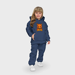 Детский костюм оверсайз Tigers, цвет: тёмно-синий — фото 2