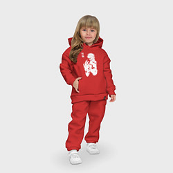 Детский костюм оверсайз Рёмен Сукуна Магическая битва, цвет: красный — фото 2