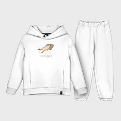 Детский костюм оверсайз Котик мем, нет, не сегодня