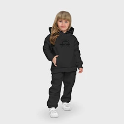 Детский костюм оверсайз SHEREGESH, цвет: черный — фото 2