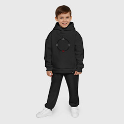 Детский костюм оверсайз Squid Game Circle, цвет: черный — фото 2