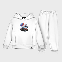 Детский костюм оверсайз BMW M POWER Motorsport Racing Team, цвет: белый