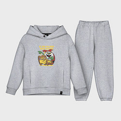 Детский костюм оверсайз Scary Santa, цвет: меланж