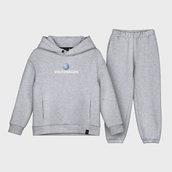Детский костюм оверсайз VOLKSWAGEN LOGO, цвет: меланж