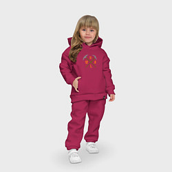 Детский костюм оверсайз URAL 02, цвет: маджента — фото 2