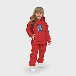 Детский костюм оверсайз JINX SHOOT ARCANE LOL, цвет: красный — фото 2