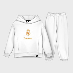Детский костюм оверсайз Real Madrid Logo, цвет: белый