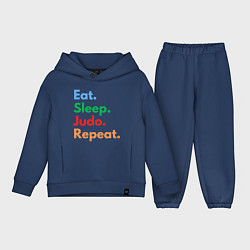 Детский костюм оверсайз Eat Sleep Judo Repeat