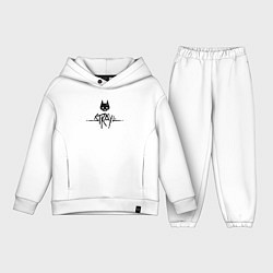 Детский костюм оверсайз Stray: Black Logo
