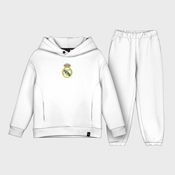 Детский костюм оверсайз Real Madrid, Реал Мадрид FOREVER NOT JUST WHEN WE, цвет: белый