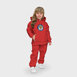 Детский костюм оверсайз Florida Panthers Флорида Пантерз Логотип, цвет: красный — фото 2