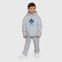 Детский костюм оверсайз Toronto Maple Leafs are coming Торонто Мейпл Лифс, цвет: меланж — фото 2