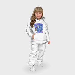 Детский костюм оверсайз ПОЗИТИВНЫЙ ПЕГАСИК, цвет: белый — фото 2