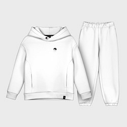 Детский костюм оверсайз ИНЬ ЯНЬ СМАЙЛ MINI, цвет: белый
