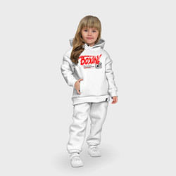 Детский костюм оверсайз Boxing Art, цвет: белый — фото 2