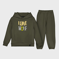 Детский костюм оверсайз Lone Wolf - одинокий волк