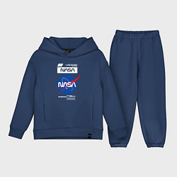 Детский костюм оверсайз Nasa - Logo, цвет: тёмно-синий