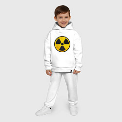 Детский костюм оверсайз Atomic Nuclear, цвет: белый — фото 2