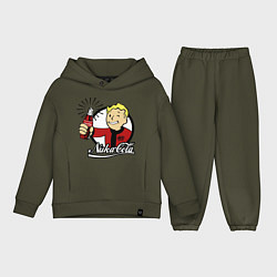 Детский костюм оверсайз Vault boy - nuka cola, цвет: хаки