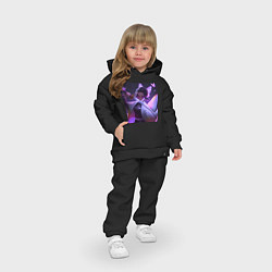 Детский костюм оверсайз Ночной мотылек, цвет: черный — фото 2
