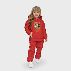 Детский костюм оверсайз Черный клевер Аста, цвет: красный — фото 2