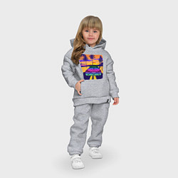 Детский костюм оверсайз Лоурайдер, цвет: меланж — фото 2