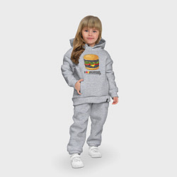 Детский костюм оверсайз VAGburger tyres, цвет: меланж — фото 2