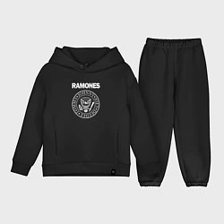 Детский костюм оверсайз Ramones Blitzkrieg Bop, цвет: черный