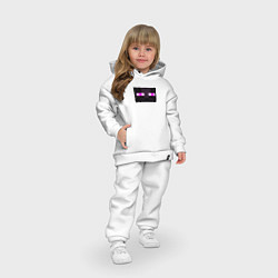 Детский костюм оверсайз Ender Clothes, цвет: белый — фото 2