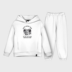 Детский костюм оверсайз Поход ленивый с ленивцем