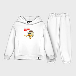 Детский костюм оверсайз Цыпленок с автоматами