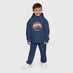 Детский костюм оверсайз Камчатка зовет, цвет: тёмно-синий — фото 2