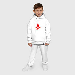 Детский костюм оверсайз Astralis art, цвет: белый — фото 2