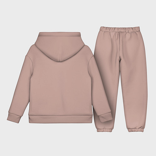 Детский костюм оверсайз Blackpink cherry / Пыльно-розовый – фото 2
