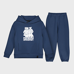 Детский костюм оверсайз Skibidi Toilet Cameraman and Speakerman